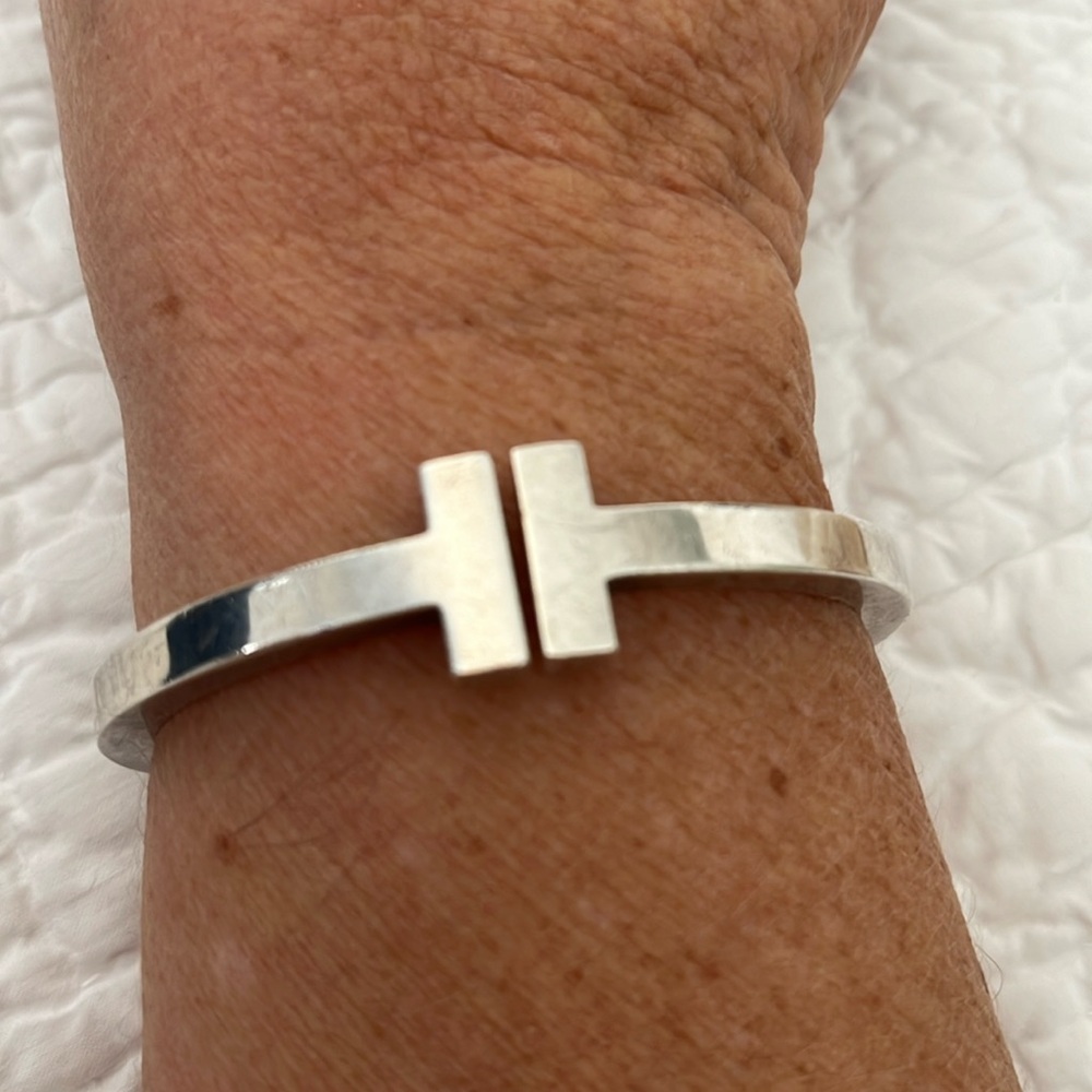 Tiffany T Square Bracelet in Sterling Silver - size large